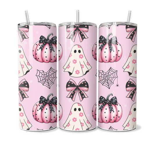 Pumpkins and Ghosts Tumbler