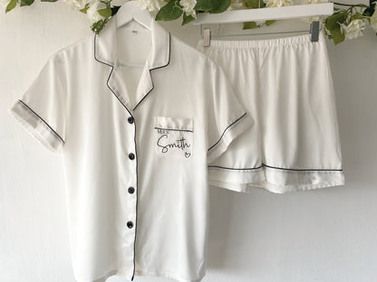 Personalised Satin Pyjamas