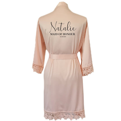 Personalised bridal party robes, wedding robes, bride robes, bridal robes
