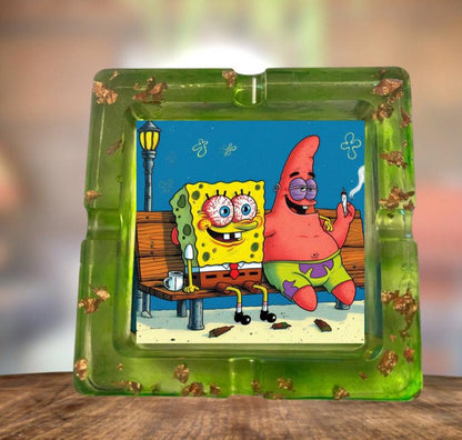 Stitch glitter ashtray, ashtray, gift for him, gift for her, smoking accessories, stitch tumbler, 20oz tumbler