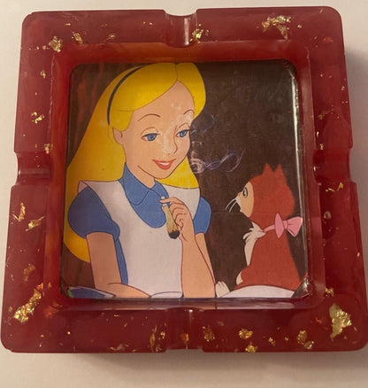 Stitch glitter ashtray, ashtray, gift for him, gift for her, smoking accessories, stitch tumbler, 20oz tumbler